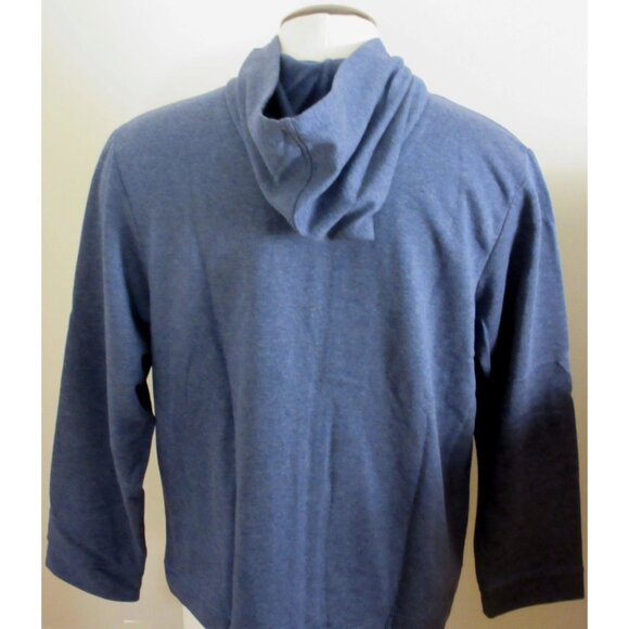 Men's Tommy Bahama full zipper hoodie sweatshirt Heathered Blue Size XL NWT - Picture 3 of 7